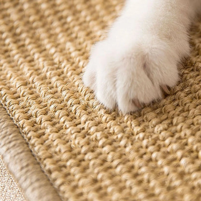 Premium Cat Scratch Guard Mat - Furniture Protector with Hook & Loop Fastener for Sofas, Cat Trees, and More